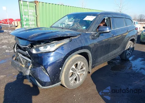 2020 Toyota Highlander Xle из США, поврежденный, VIN 5TDGZRBH7LS514800